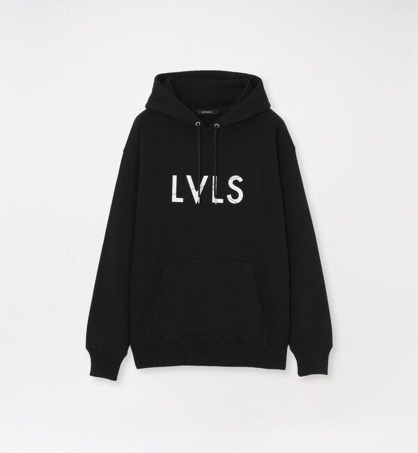  「【LVLS】 フロッキーロゴ パーカー」|Tシャツ・カットソー|ブラック