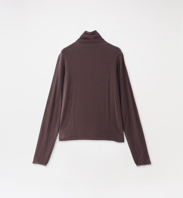 「【Lyocell SILK】 ハイネックカットソー」|Tシャツ・カットソー|