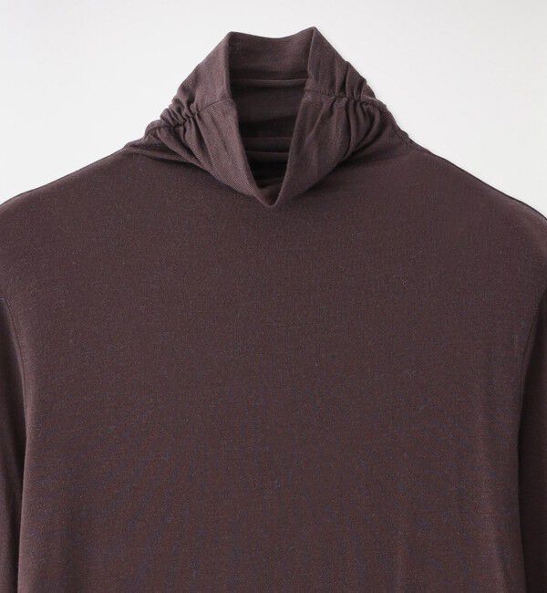  「【Lyocell SILK】 ハイネックカットソー」|Tシャツ・カットソー|