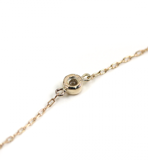  「ダイヤモンド 0.05ct ブレスレット | K10YG」|ブレスレット・バングル|