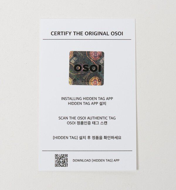 OSOI「【別注】＜OSOI＞FOLDER BROT バッグ H」|ショルダー・メッセンジャー|