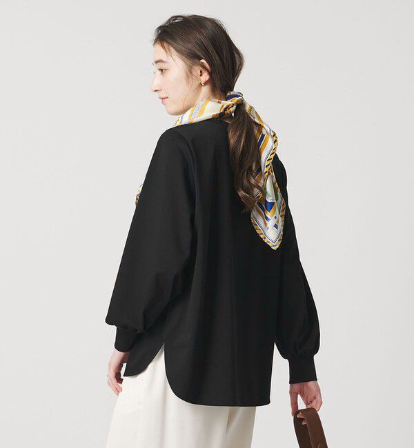 UNITED ARROWS「ポンチ ロングスリーブ カットソー」|Tシャツ・カットソー|BLACK