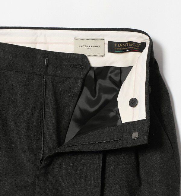 UNITED ARROWS「MANTECO 2タック ワイドパンツ」|スラックス|