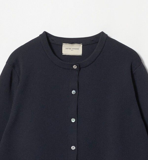 UNITED ARROWS「オーガンジー フリル マルチウェイ カーディガン」|カーディガン|