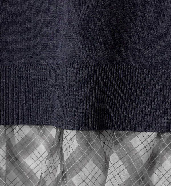 UNITED ARROWS「オーガンジー フリル マルチウェイ カーディガン」|カーディガン|