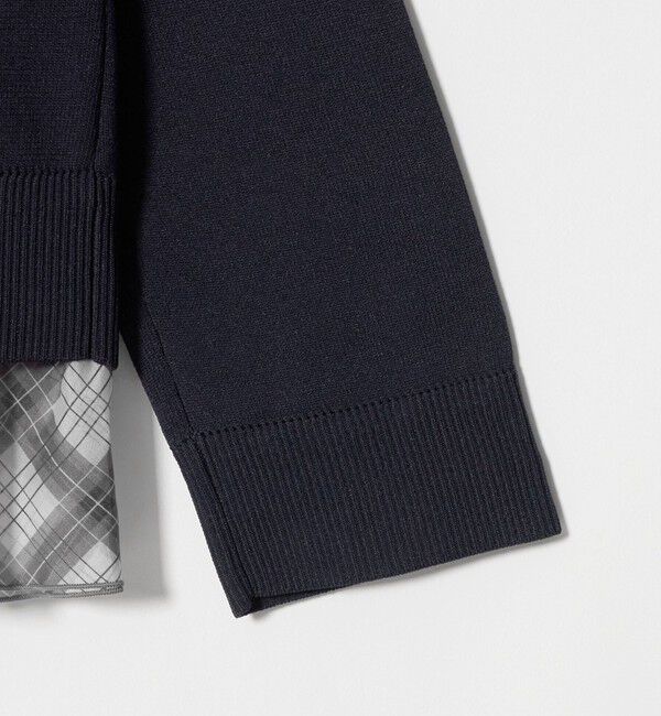 UNITED ARROWS「オーガンジー フリル マルチウェイ カーディガン」|カーディガン|