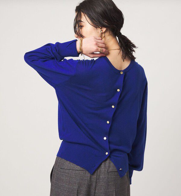 UNITED ARROWS green label relaxing「エブリニット 2WAY クルーネック カーディガン」|カーディガン|COBALT