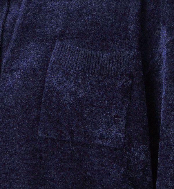 UNITED ARROWS green label relaxing「モール ポケット ノーカラー ニット カーディガン」|カーディガン|