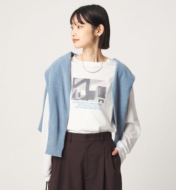 UNITED ARROWS green label relaxing「フォト ロングスリーブ Tシャツ」|Tシャツ・カットソー|