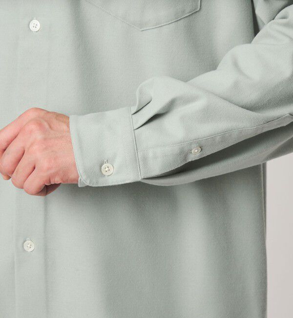 UNITED ARROWS green label relaxing「フラノ ジャストルーズ 長袖 シャツ」|シャツ・ブラウス|