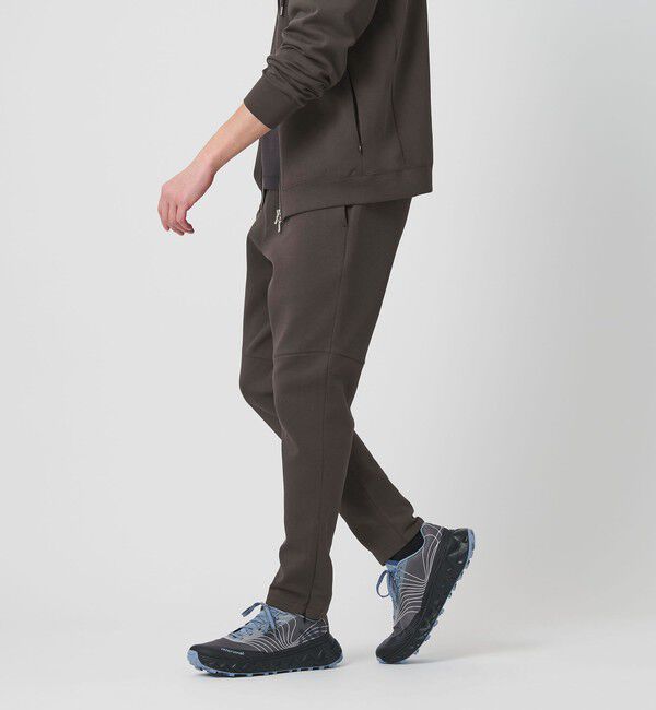 BEAUTY&YOUTH UNITED ARROWS「【WEB限定 WARDROBE SMART】ダブルニット イージーパンツ/セットアップ対応【抗菌・防臭】」|チノ|