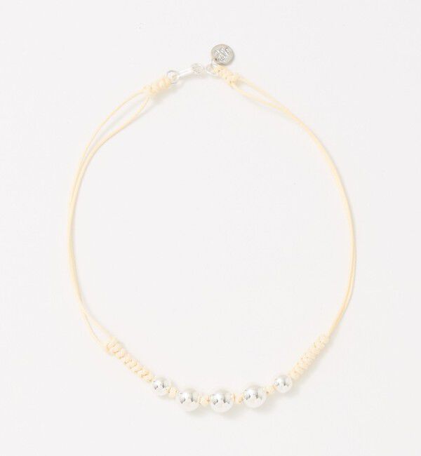 BEAUTY&YOUTH UNITED ARROWS「＜ERICKA NICOLAS BEGAY＞SHINY 5ボール ショートネックレス」|ネックレス|NATURAL