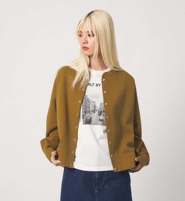 BEAUTY&YOUTH UNITED ARROWS「ダブルフェイス リングボタンカーディガン」|カーディガン|OLIVE