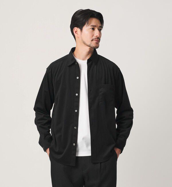 BEAUTY&YOUTH UNITED ARROWS「【WEB限定 WARDROBE SMART】テック コーデュロイ シャツ」|シャツ・ブラウス|
