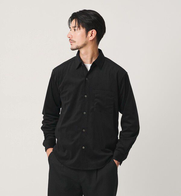 BEAUTY&YOUTH UNITED ARROWS「【WEB限定 WARDROBE SMART】テック コーデュロイ シャツ」|シャツ・ブラウス|