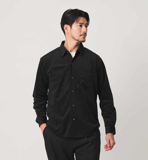 BEAUTY&YOUTH UNITED ARROWS「【WEB限定 WARDROBE SMART】テック コーデュロイ シャツ」|シャツ・ブラウス|