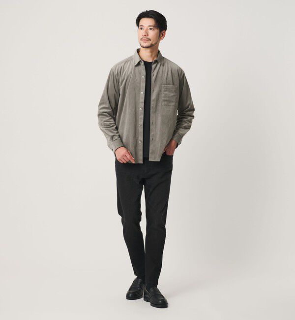 BEAUTY&YOUTH UNITED ARROWS「【WEB限定 WARDROBE SMART】テック コーデュロイ シャツ」|シャツ・ブラウス|