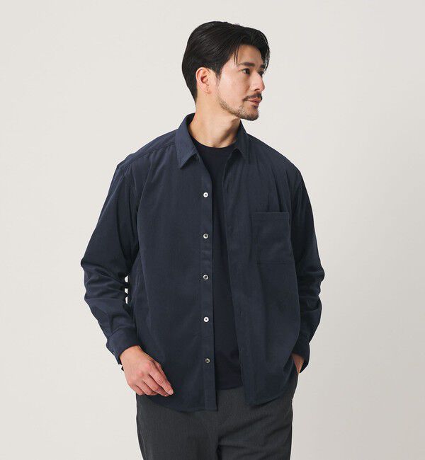 BEAUTY&YOUTH UNITED ARROWS「【WEB限定 WARDROBE SMART】テック コーデュロイ シャツ」|シャツ・ブラウス|