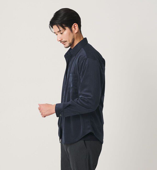 BEAUTY&YOUTH UNITED ARROWS「【WEB限定 WARDROBE SMART】テック コーデュロイ シャツ」|シャツ・ブラウス|