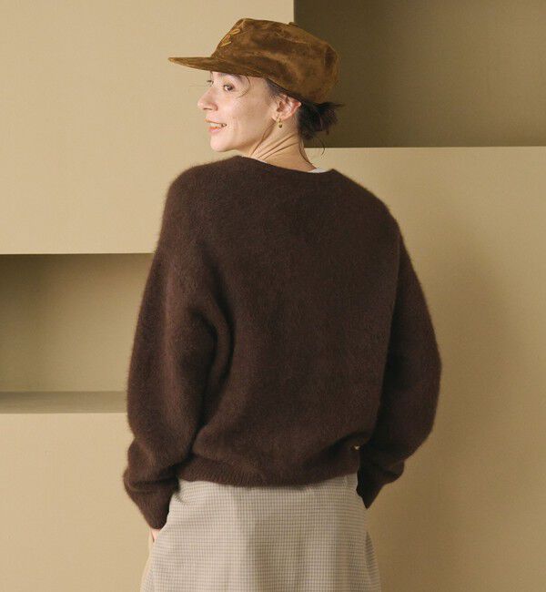 BEAUTY&YOUTH UNITED ARROWS「フォックスカシミヤブレンド Vネック ニットプルオーバー」|ニット・セーター|