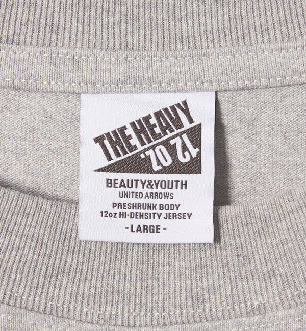BEAUTY&YOUTH UNITED ARROWS「【WEB限定】&rdquo;THE HEAVY&rdquo;12oz ヘビーウェイト クルーネック Tシャツ」|Tシャツ・カットソー|