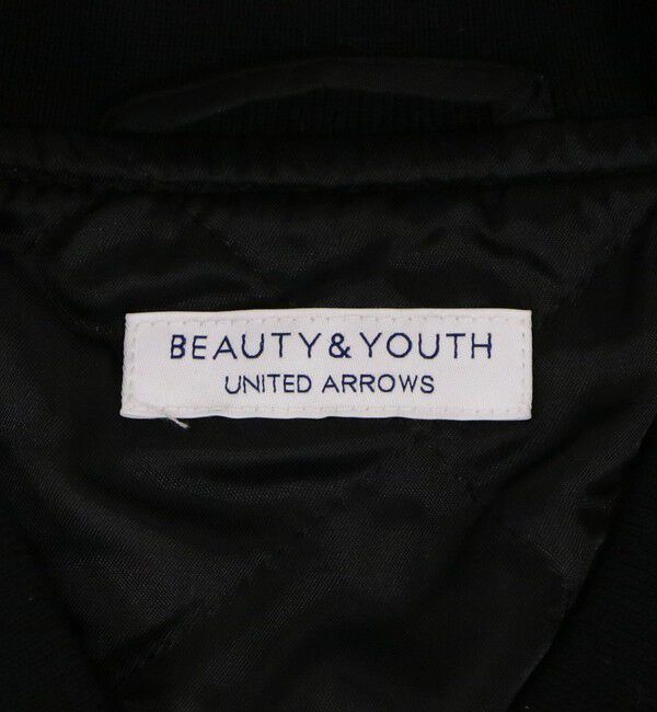 BEAUTY&YOUTH UNITED ARROWS「【WEB限定 WARDROBE SMART】ブラックメルトン レザーライク スタジャン」|その他|