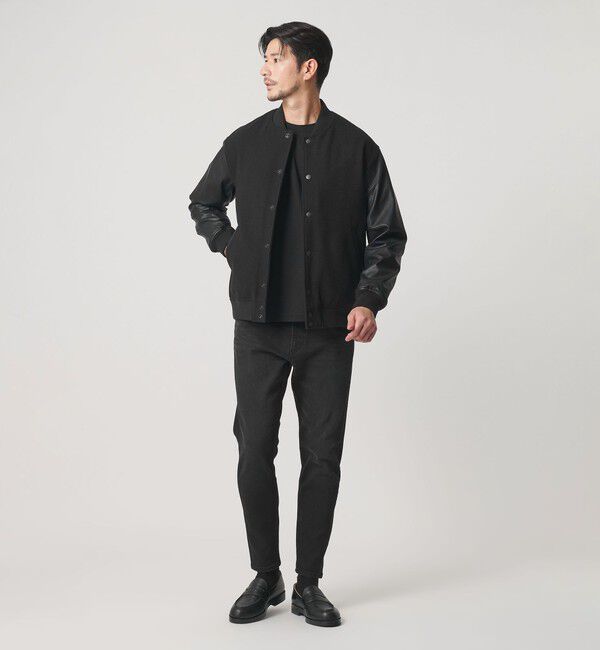 BEAUTY&YOUTH UNITED ARROWS「【WEB限定 WARDROBE SMART】ブラックメルトン レザーライク スタジャン」|その他|