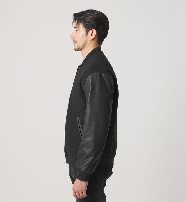 BEAUTY&YOUTH UNITED ARROWS「【WEB限定 WARDROBE SMART】ブラックメルトン レザーライク スタジャン」|その他|