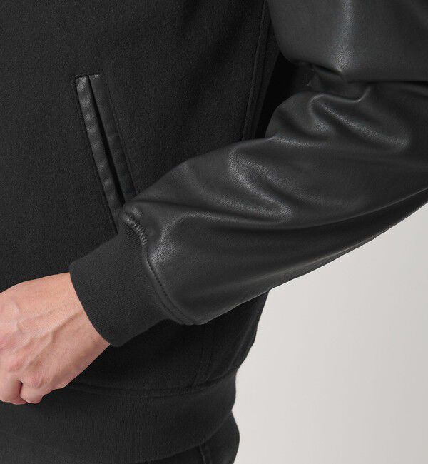 BEAUTY&YOUTH UNITED ARROWS「【WEB限定 WARDROBE SMART】ブラックメルトン レザーライク スタジャン」|その他|