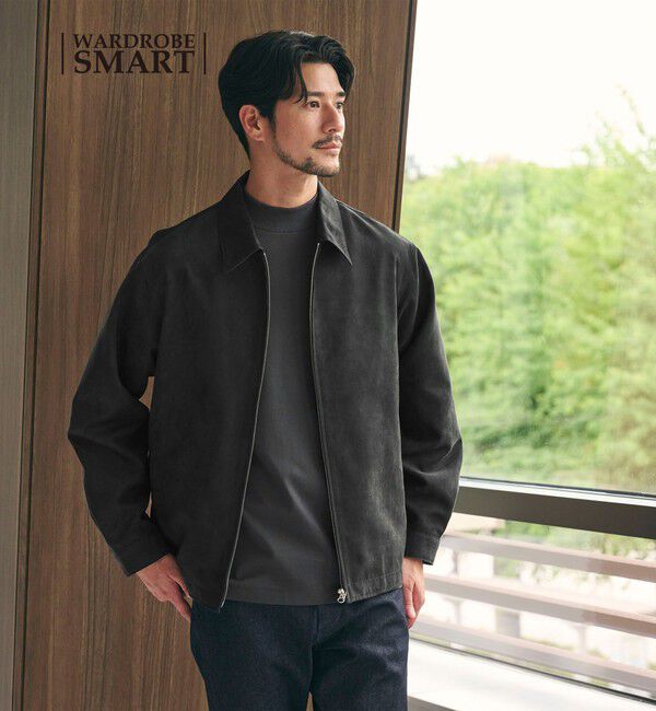 BEAUTY&YOUTH UNITED ARROWS「【WEB限定 WARDROBE SMART】スエードライク ジップ ブルゾン」|その他|