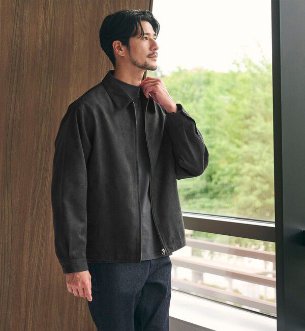 BEAUTY&YOUTH UNITED ARROWS「【WEB限定 WARDROBE SMART】スエードライク ジップ ブルゾン」|その他|