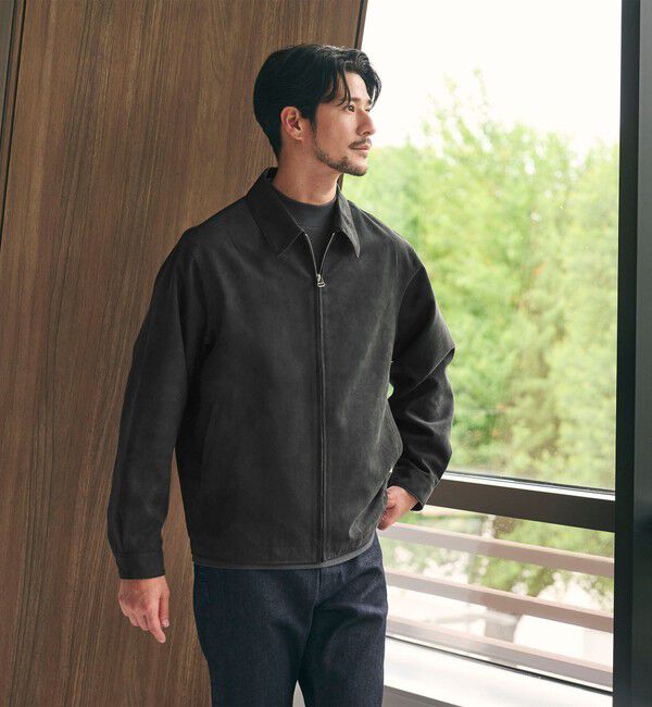 BEAUTY&YOUTH UNITED ARROWS「【WEB限定 WARDROBE SMART】スエードライク ジップ ブルゾン」|その他|
