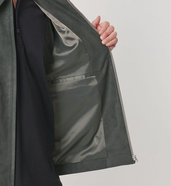 BEAUTY&YOUTH UNITED ARROWS「【WEB限定 WARDROBE SMART】スエードライク ジップ ブルゾン」|その他|