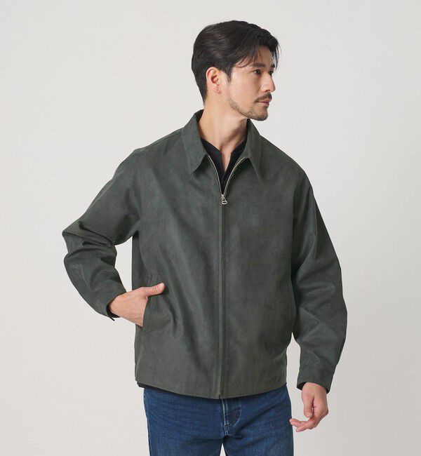 BEAUTY&YOUTH UNITED ARROWS「【WEB限定 WARDROBE SMART】スエードライク ジップ ブルゾン」|その他|