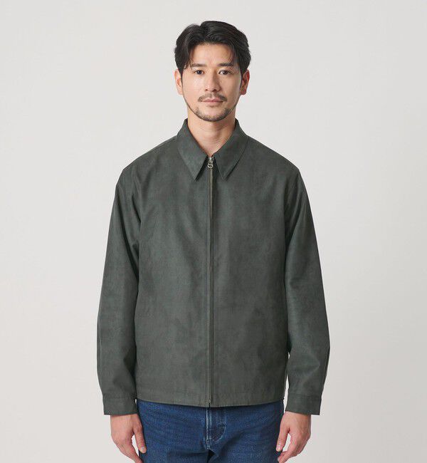 BEAUTY&YOUTH UNITED ARROWS「【WEB限定 WARDROBE SMART】スエードライク ジップ ブルゾン」|その他|