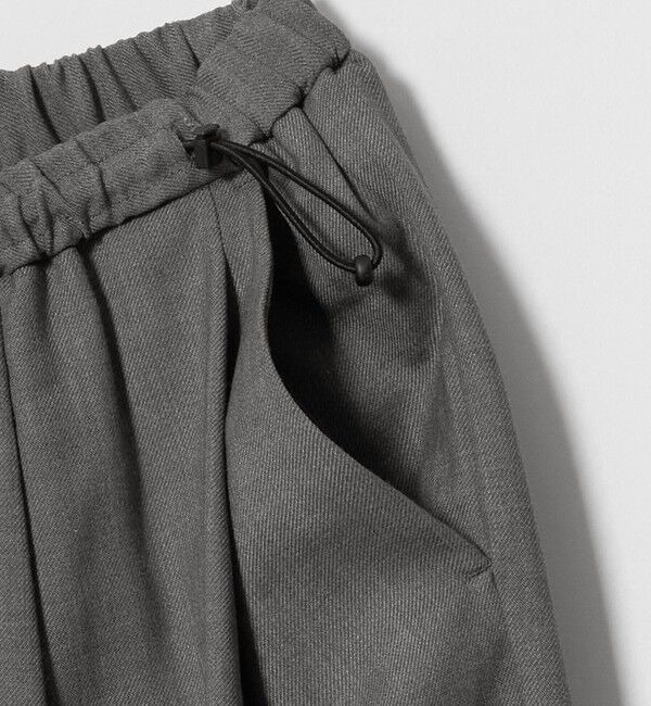 BEAUTY&YOUTH UNITED ARROWS「＜Charcoal＞ギャバジン バギーパンツ」|チノ|
