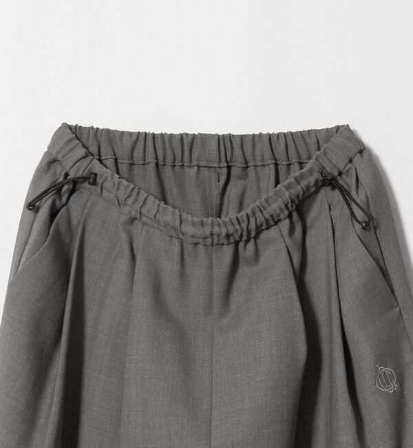 BEAUTY&YOUTH UNITED ARROWS「＜Charcoal＞ギャバジン バギーパンツ」|チノ|