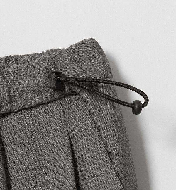 BEAUTY&YOUTH UNITED ARROWS「＜Charcoal＞ギャバジン バギーパンツ」|チノ|