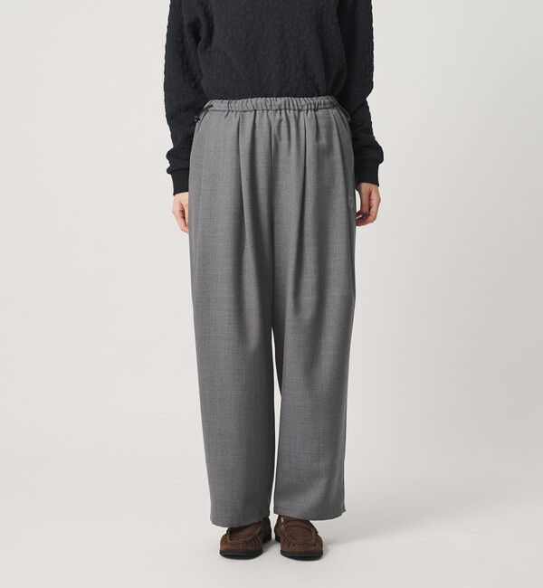 BEAUTY&YOUTH UNITED ARROWS「＜Charcoal＞ギャバジン バギーパンツ」|チノ|