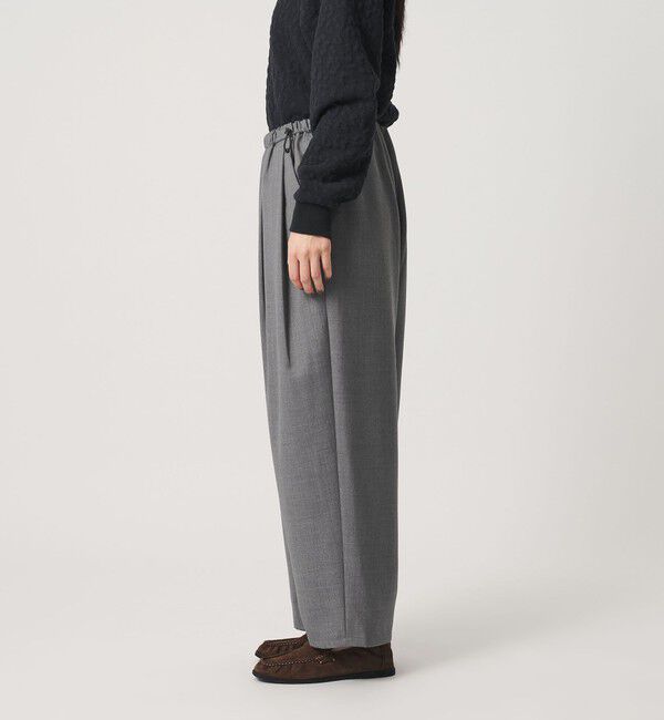BEAUTY&YOUTH UNITED ARROWS「＜Charcoal＞ギャバジン バギーパンツ」|チノ|