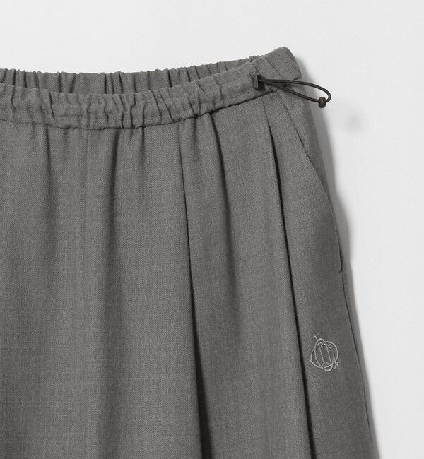 BEAUTY&YOUTH UNITED ARROWS「＜Charcoal＞ギャバジン バギーパンツ」|チノ|