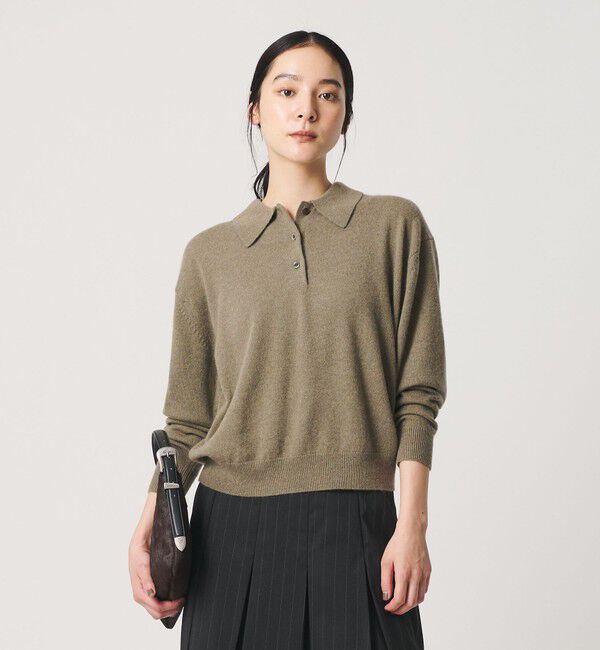 BEAUTY&YOUTH UNITED ARROWS「ウールカシミヤ ポロニット ウォッシャブル」|ニット・セーター|