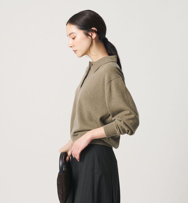 BEAUTY&YOUTH UNITED ARROWS「ウールカシミヤ ポロニット ウォッシャブル」|ニット・セーター|