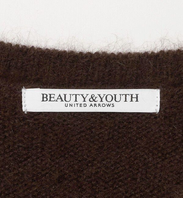 BEAUTY&YOUTH UNITED ARROWS「フォックスカシミヤブレンド クルーネック ニットプルオーバー」|ニット・セーター|
