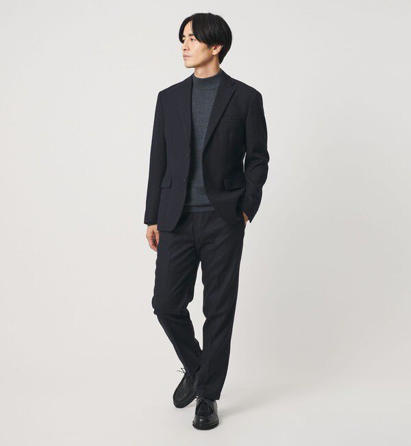 BEAUTY&YOUTH UNITED ARROWS「ストレッチ サキソニー 2ボタン ジャケット セットアップ対応」|テーラードジャケット|