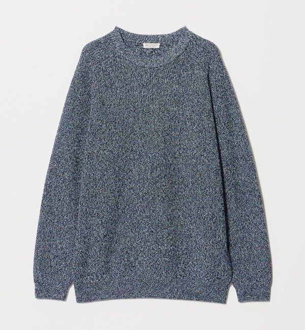 BEAUTY&YOUTH UNITED ARROWS「ユナイテッド コットン アゼ クルーネック ニット ウォッシャブル」|ニット・セーター|