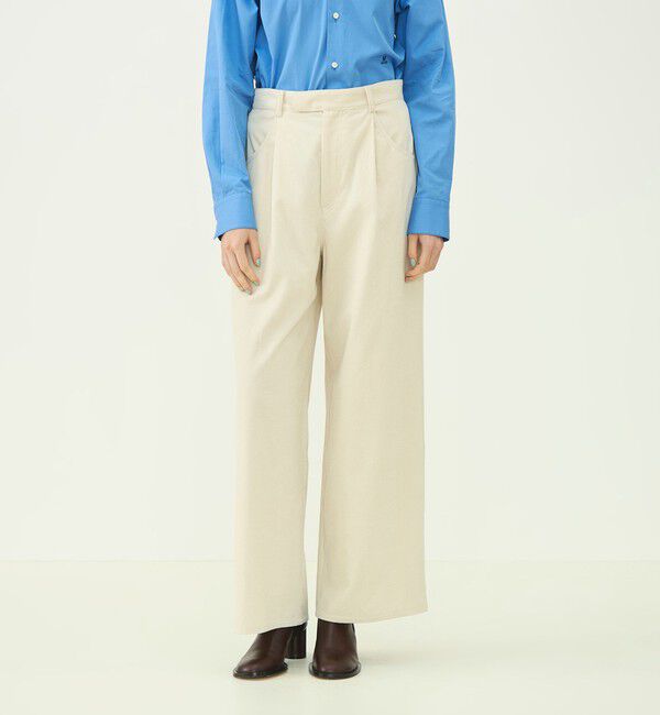 MACPHEE「コットンコーデュロイ タックパンツ」|その他|