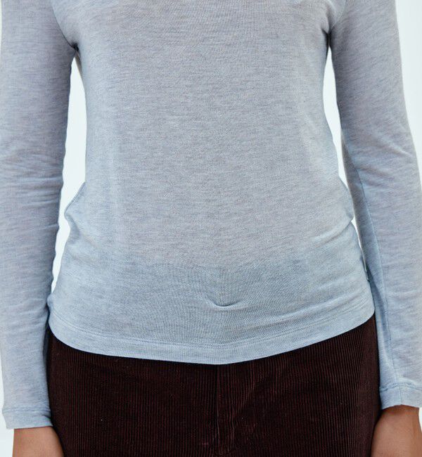 TOMORROWLAND GOODS「V::room シアータートルネックプルオーバー」|Tシャツ・カットソー|