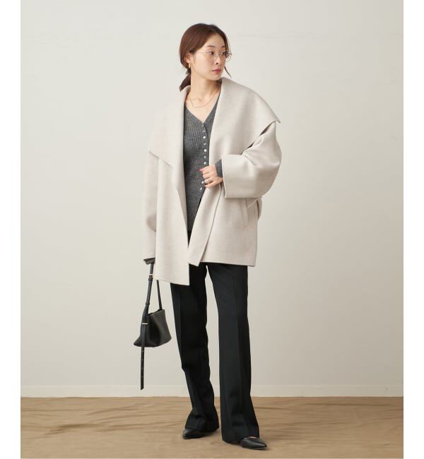 Plage「《WEB限定追加予約》HAMILTON DRAPE HALF コート」|その他|
