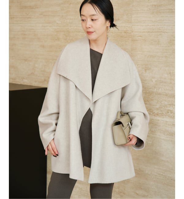 Plage「《WEB限定追加予約》HAMILTON DRAPE HALF コート」|その他|